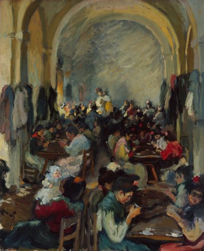 Cigarfremstilling i Sevilla, 1899. af Ricardo Canals y Llambi