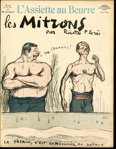 Cover af "" The Butter Plate"", nummer 477, Satirique en Colours af Ricardo Flores