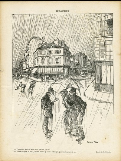 Illustration af Ricardo Flores (1878-1918) i Le Rire af Ricardo Flores