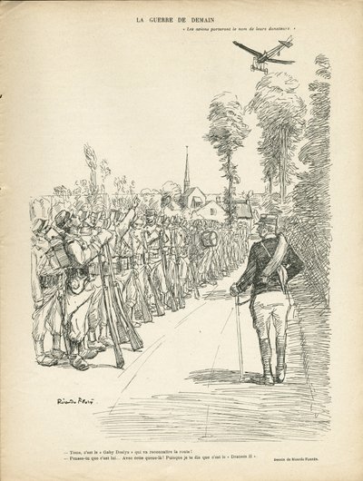 Illustration af Ricardo Flores (1878-1918) i Le Lire af Ricardo Flores