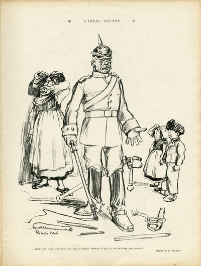 Illustration af Ricardo Flores (1878-1918) i Le Rire af Ricardo Flores