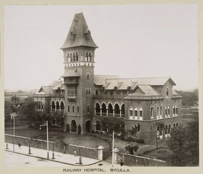 Hospitaler Byculla Railway Hospital, Indien, c 1930 af John Pardon
