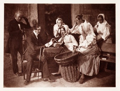 James Fairburn DD (Fairburn Reading to the Fishwives), c 1843 af John Pardon