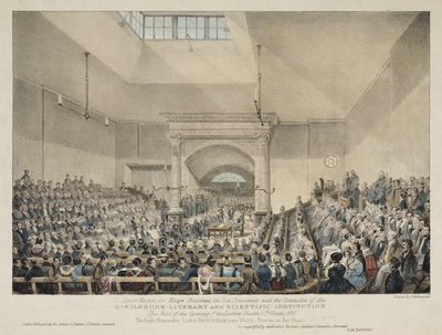 Åbning af Lecture Theatre i Marylebone, London af John Pardon