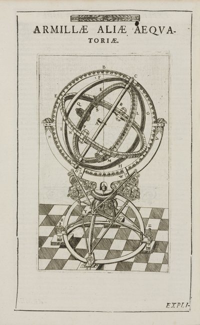 Tycho Brahes ækvatoriale armillarsfære, c 1580 af John Pardon