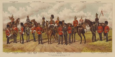 Den britiske hærs irske regimenter af Richard (after) Simkin