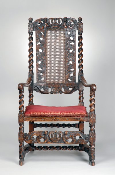 Lænestol, ca. 1680 (valnød) af Richard (attr. to) Price