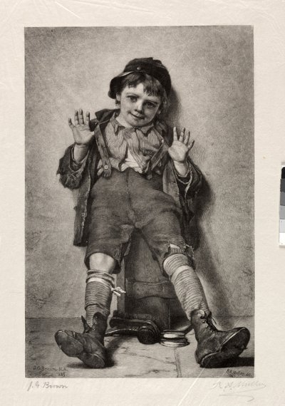 Jeg er fuldkommen lykkelig, 1886. af Richard Alexander Muller