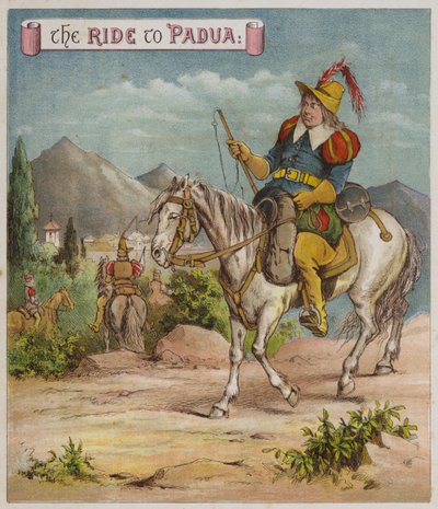 Illustration til The Taming Of The Shrew (chromolitho) af Richard Andre