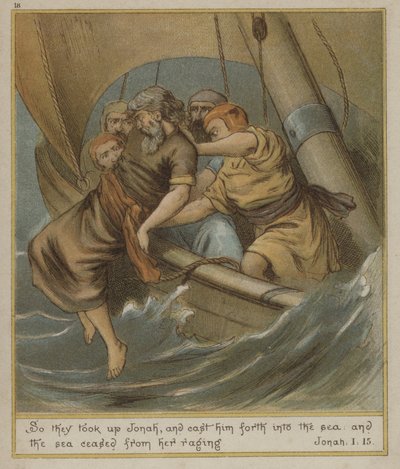 Så tog de Jonas op og kastede ham ud i havet af Richard Andre