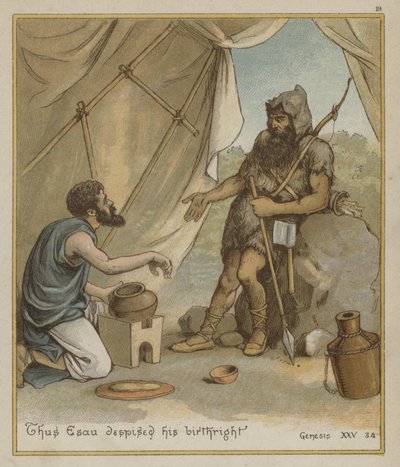 Således foragtede Esau sin førstefødselsret af Richard Andre