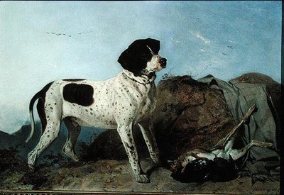Old Jack - A Pointer (olie på lærred) af Richard Ansdell
