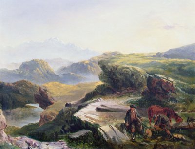 Træskærerne (olie på lærred) af Richard Ansdell