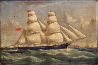 En Brigantine ud for Portsmouth af Richard B. Spencer