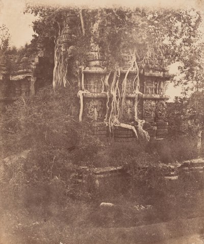 Templet i Hallibeed, Indien, 1856-1857 (foto) af Richard Banner Oakeley