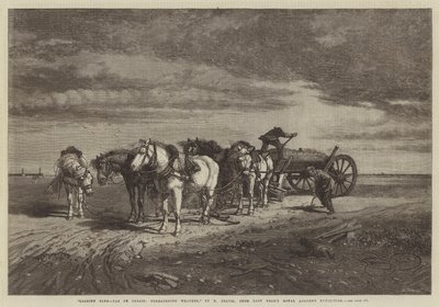 Indlæser Sand-Pas de Calais, truende vejr, fra sidste års Royal Academy-udstilling af Richard Beavis