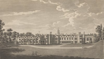 Knole, nær Sevenoke, i County of Kent, tidligere et palads tilhørende Archiep..., 1777-90. af Richard Bernard Godfrey