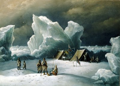 Kaptajn Markhams nordligste lejr af Richard Bridges Beechey