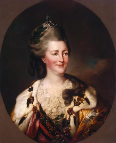 Portræt af Katarina II af Richard Brompton