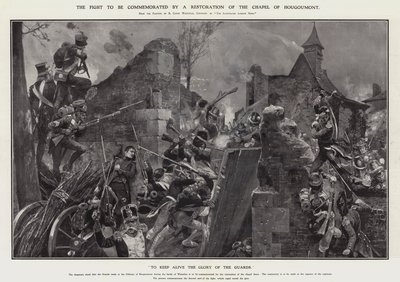 At holde i live vagternes herlighed (litho) af Richard Caton II (after) Woodville