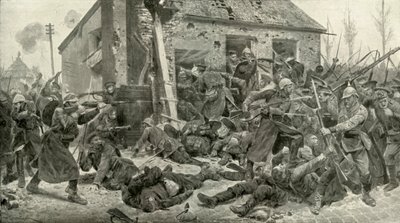 Overtagelsen af Landrecies, 1919. af Richard Caton II Woodville