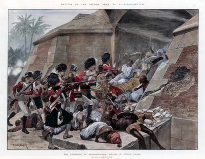 Stormen af Seringapatam resulterede i Tippu Sultans død, 1894. af Richard Caton II Woodville