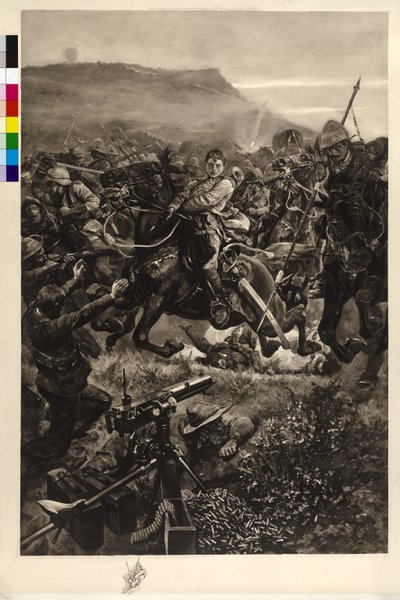 Kavaleriangreb af Richard Caton Woodville