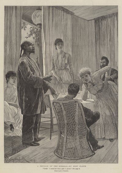 A Phyllis of the Sierras, af Bret Harte af Richard Caton Woodville junior