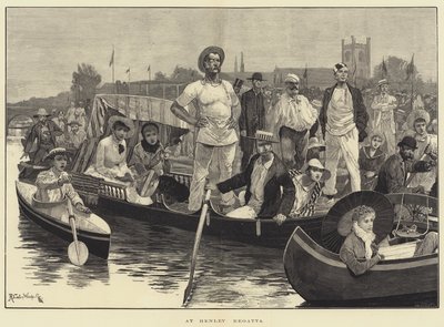 Ved Henley Regatta af Richard Caton Woodville junior