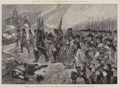 Slag fra den britiske hær, Blenheim af Richard Caton Woodville junior