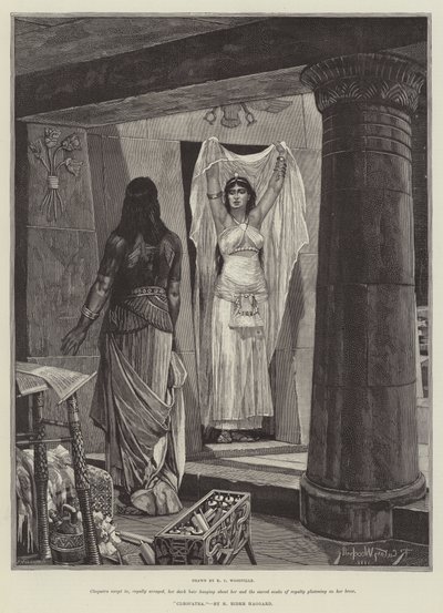 Cleopatra, af H Rider Haggard af Richard Caton Woodville junior