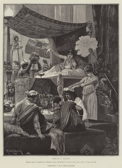 Cleopatra, af H Rider Haggard af Richard Caton Woodville junior