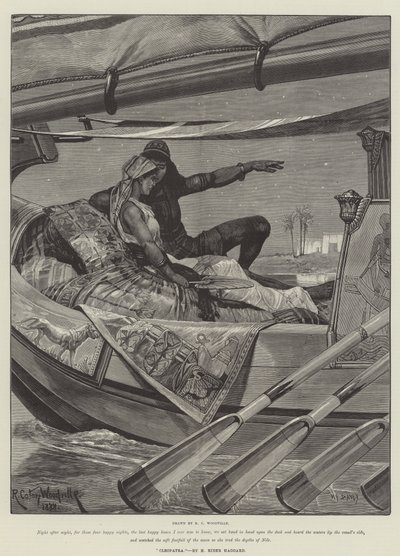 Kleopatra, af H Rider Haggard af Richard Caton Woodville junior