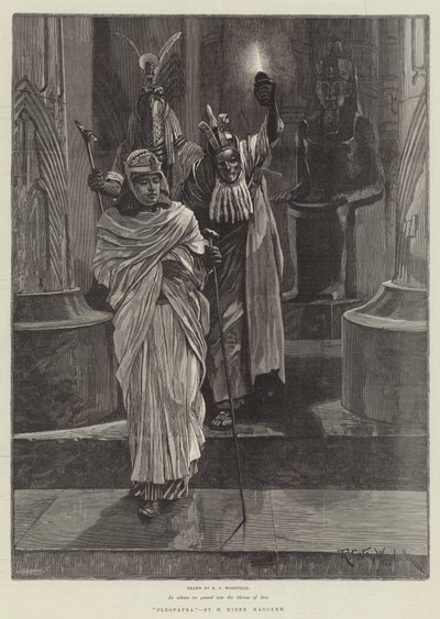 Cleopatra, af H Rider Haggard af Richard Caton Woodville junior