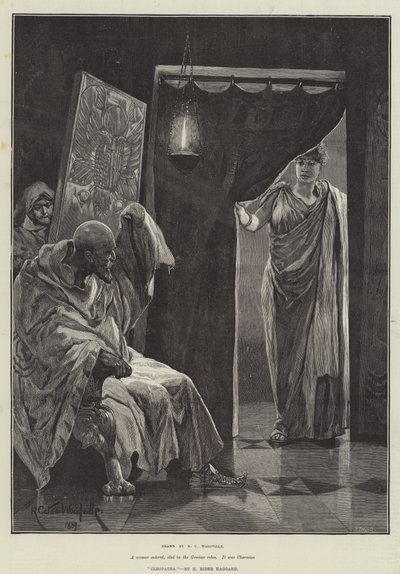 Cleopatra, af H Rider Haggard af Richard Caton Woodville junior