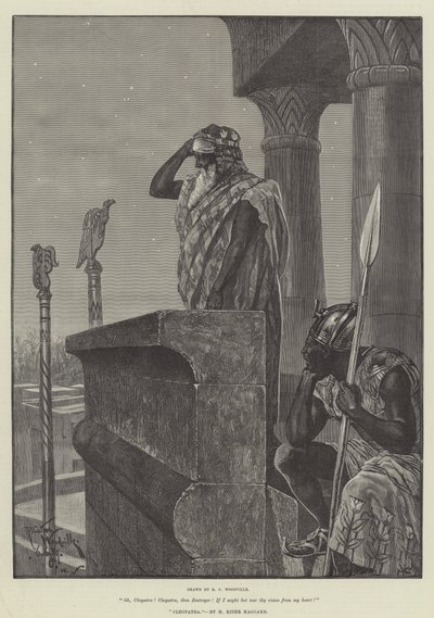 Cleopatra, af H Rider Haggard af Richard Caton Woodville junior