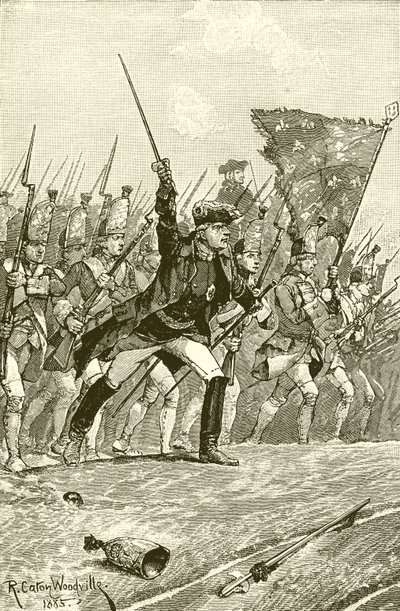 George II på Dettingen af Richard Caton Woodville junior