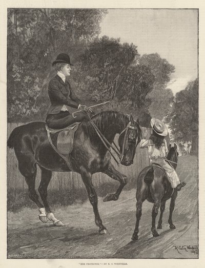 Hendes beskytter af Richard Caton Woodville junior