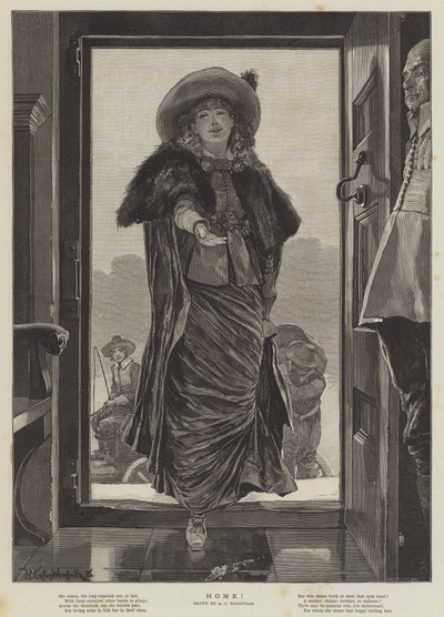 Hjem! af Richard Caton Woodville junior
