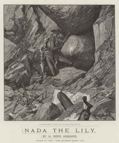 Liljen Nada, af H Rider Haggard af Richard Caton Woodville junior
