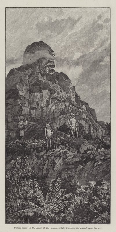 Liljen Nada, af H Rider Haggard af Richard Caton Woodville junior