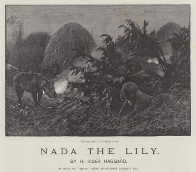 Nada the Lily, af H Rider Haggard af Richard Caton Woodville junior