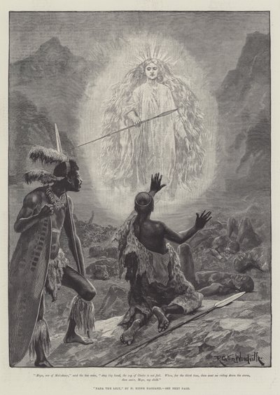 Nada the Lily, af H Rider Haggard af Richard Caton Woodville junior