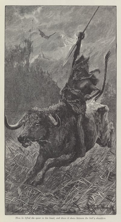 Liljen Nada, af H Rider Haggard af Richard Caton Woodville junior