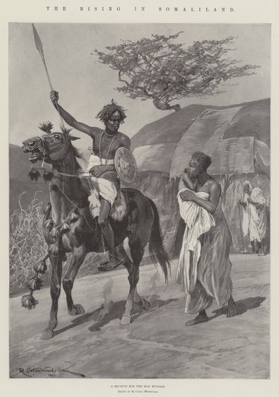 Opstanden i Somaliland af Richard Caton Woodville junior