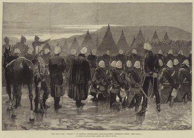 Zulu-krigen, klar! ved General Newdigates Hovedkvarter, Landman