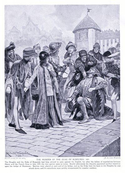 Mordet på hertugen af Bourgogne AD1419, 1920