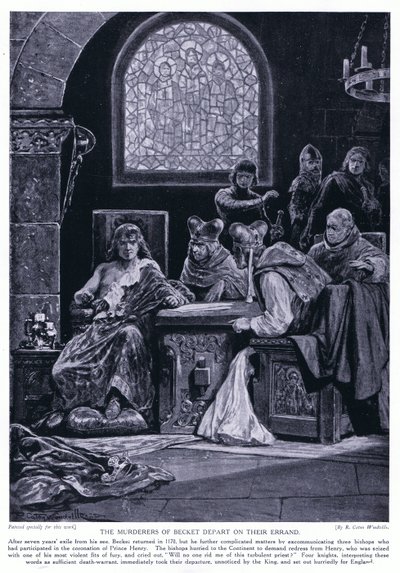 Mordet på Becket afgår i deres ærinde, 1920