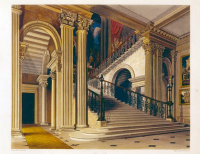 Trappekasse, Buckingham House, fra 