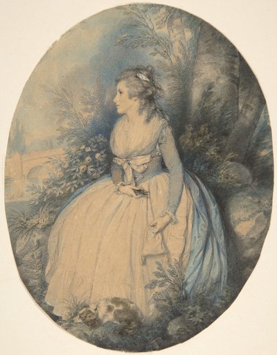Fru Robinson som Perdita, ca. 1779. af Richard Cosway
